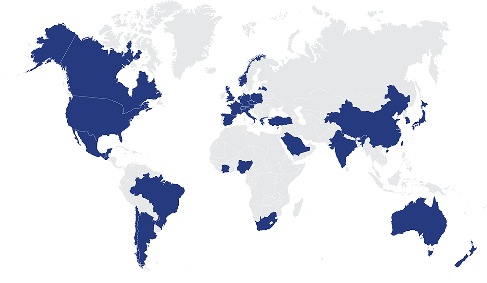 Countries Served by Schneider Downs